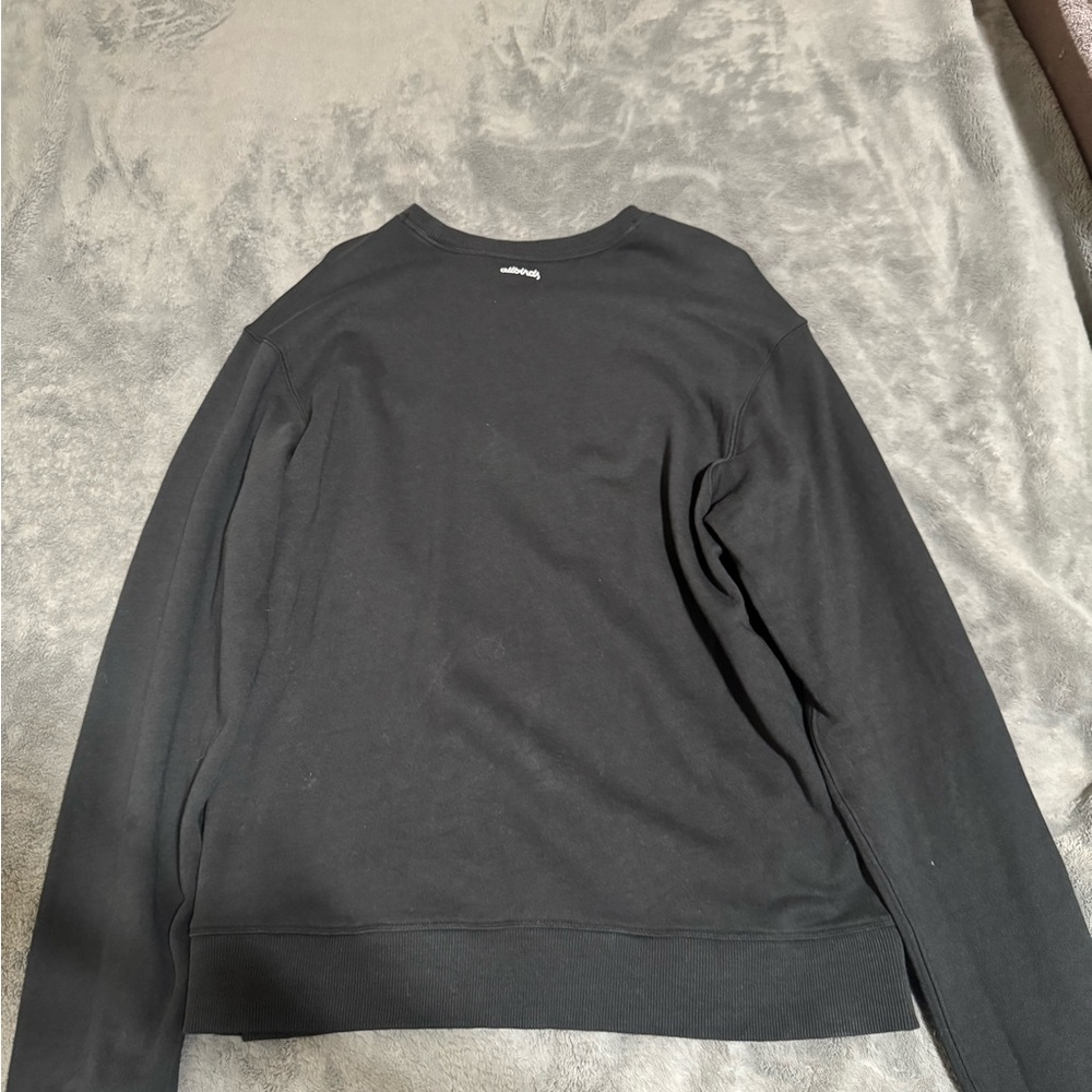 allbirds Classic Black Crewneck Sweater - Picture 3 of 4